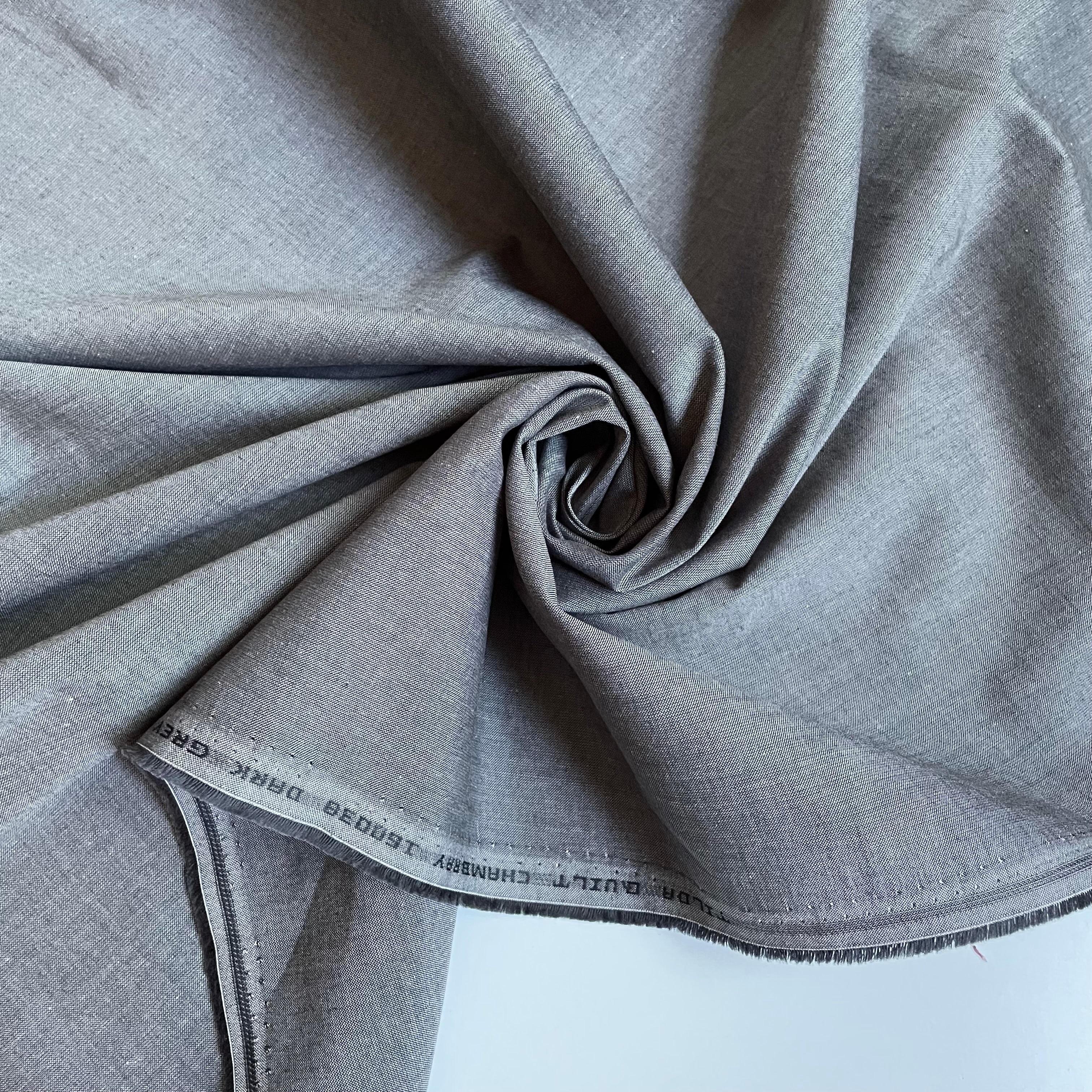 Tilda Fabrics : Chambray Dark Gray
