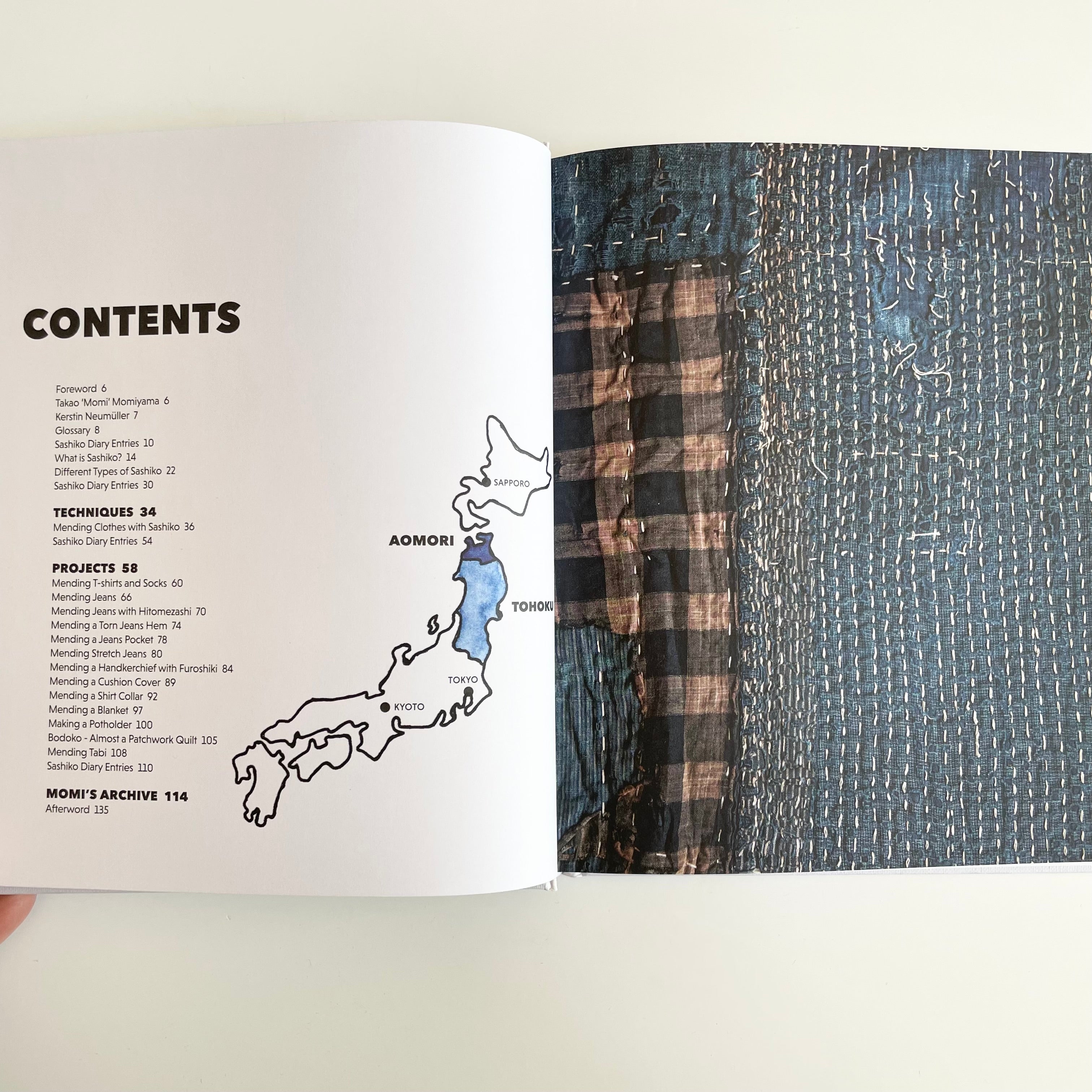 Mending with Sashiko - Takao Momiyama and Kerstin Neumuller