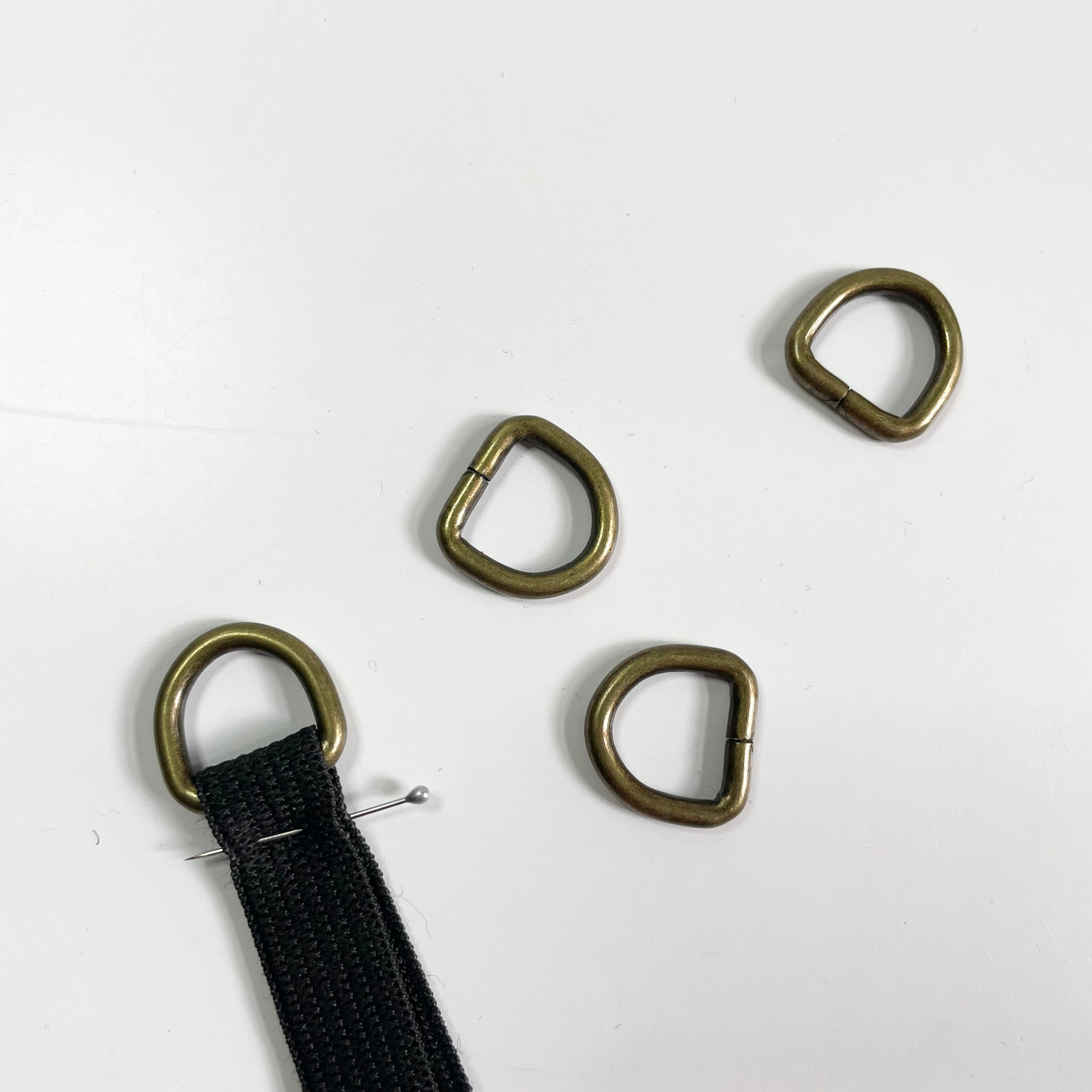 D Rings - Antique Brass