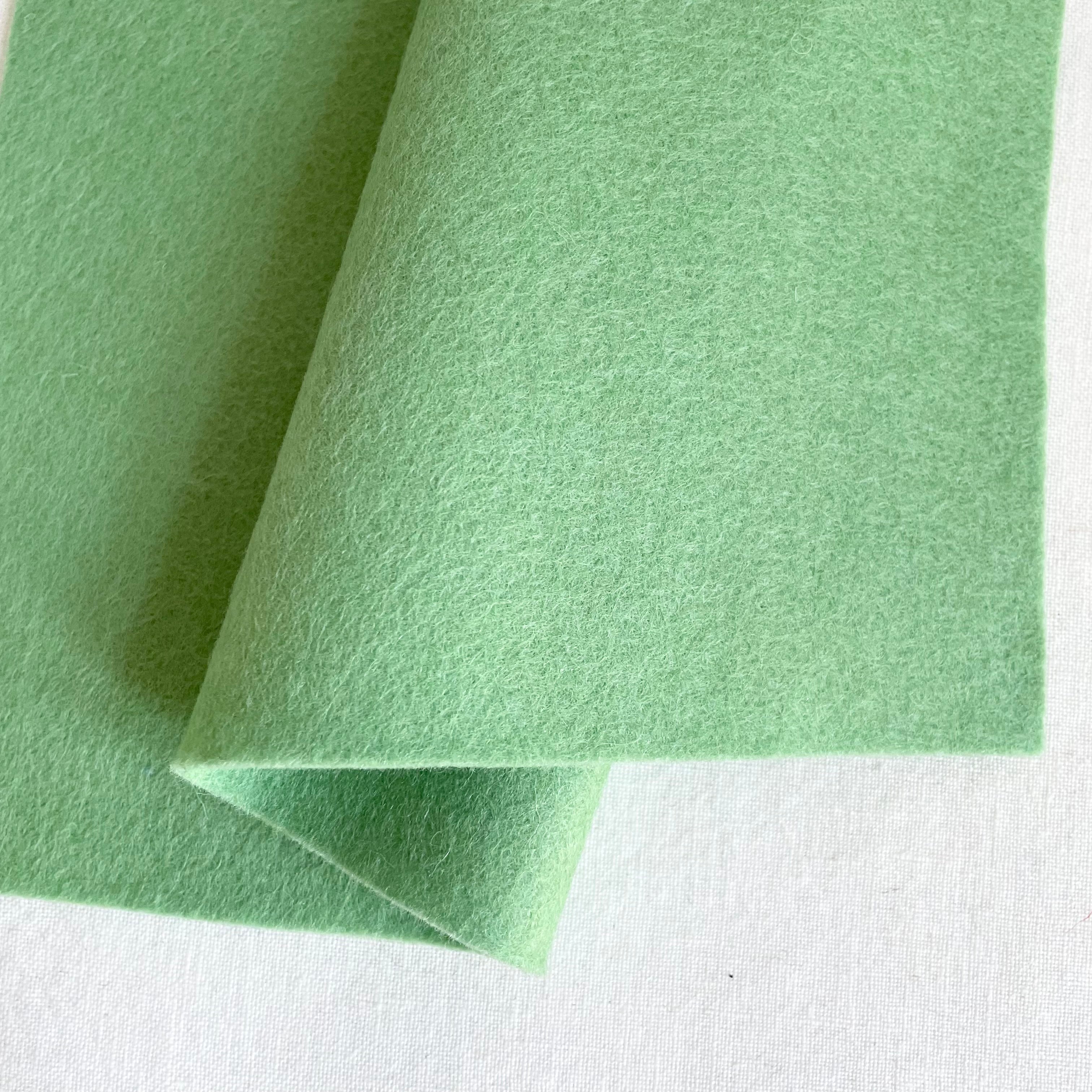barefoot Wool Felt mint green