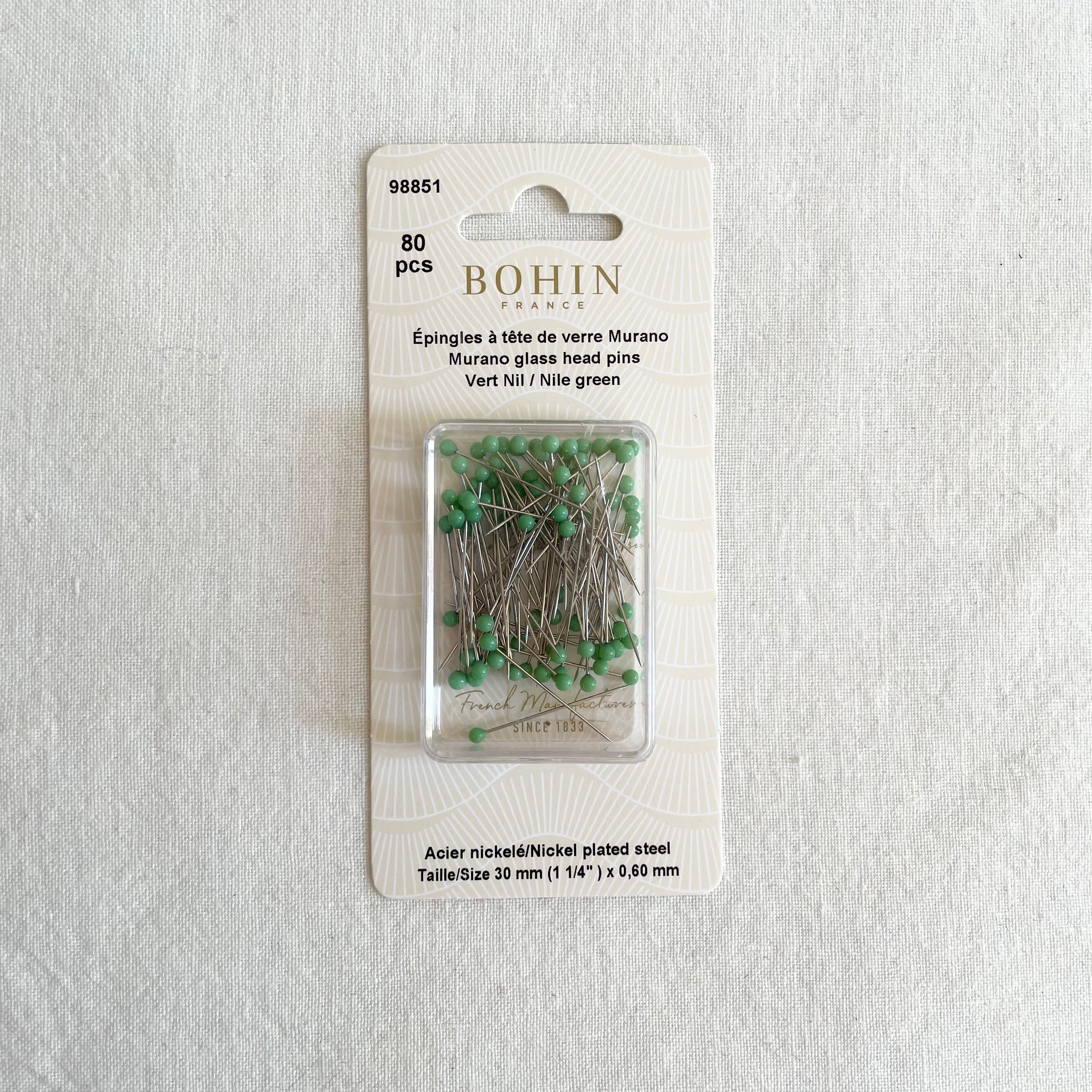 Bohin Glass Head Pins