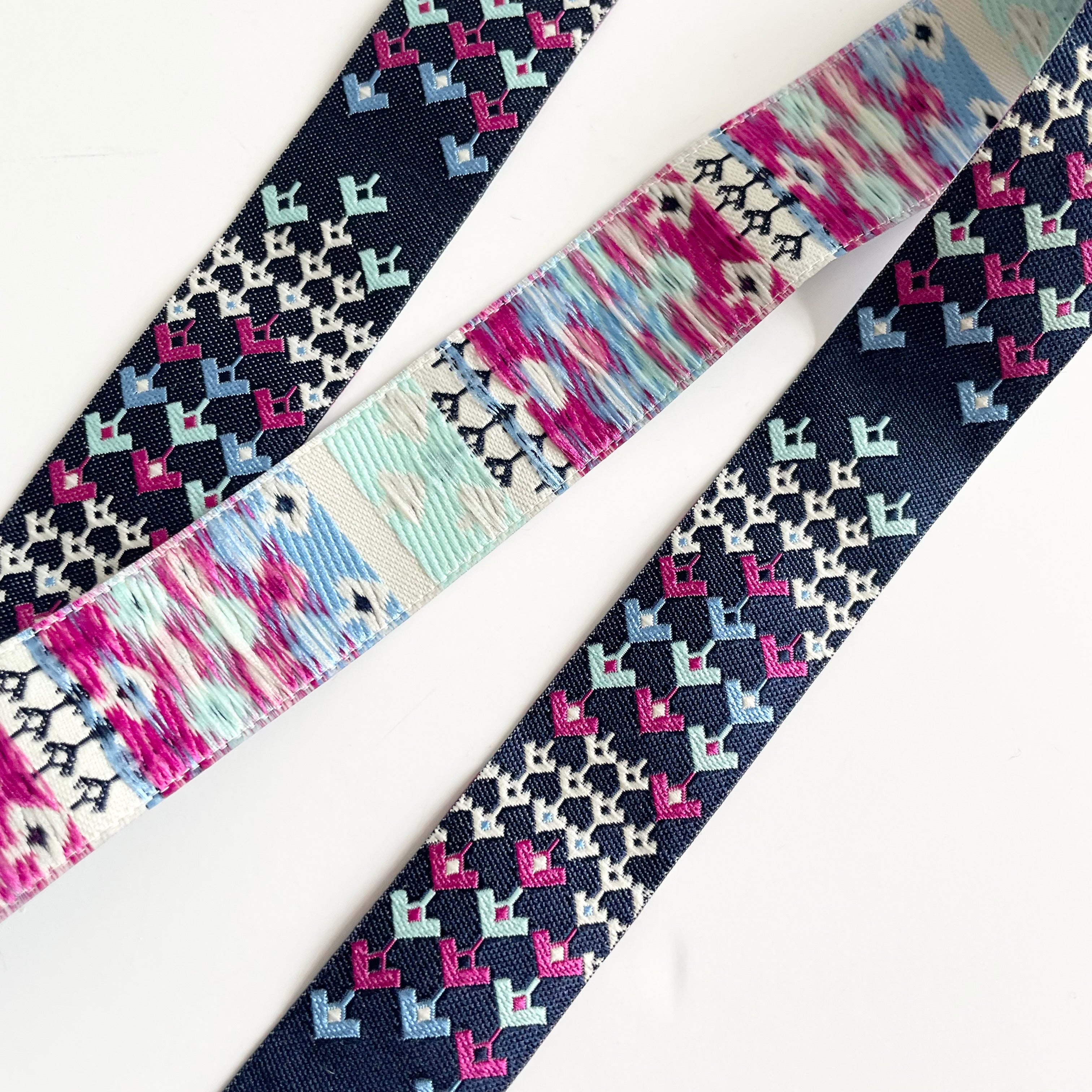 Amy Butler Ribbon : Prismatic - Navy
