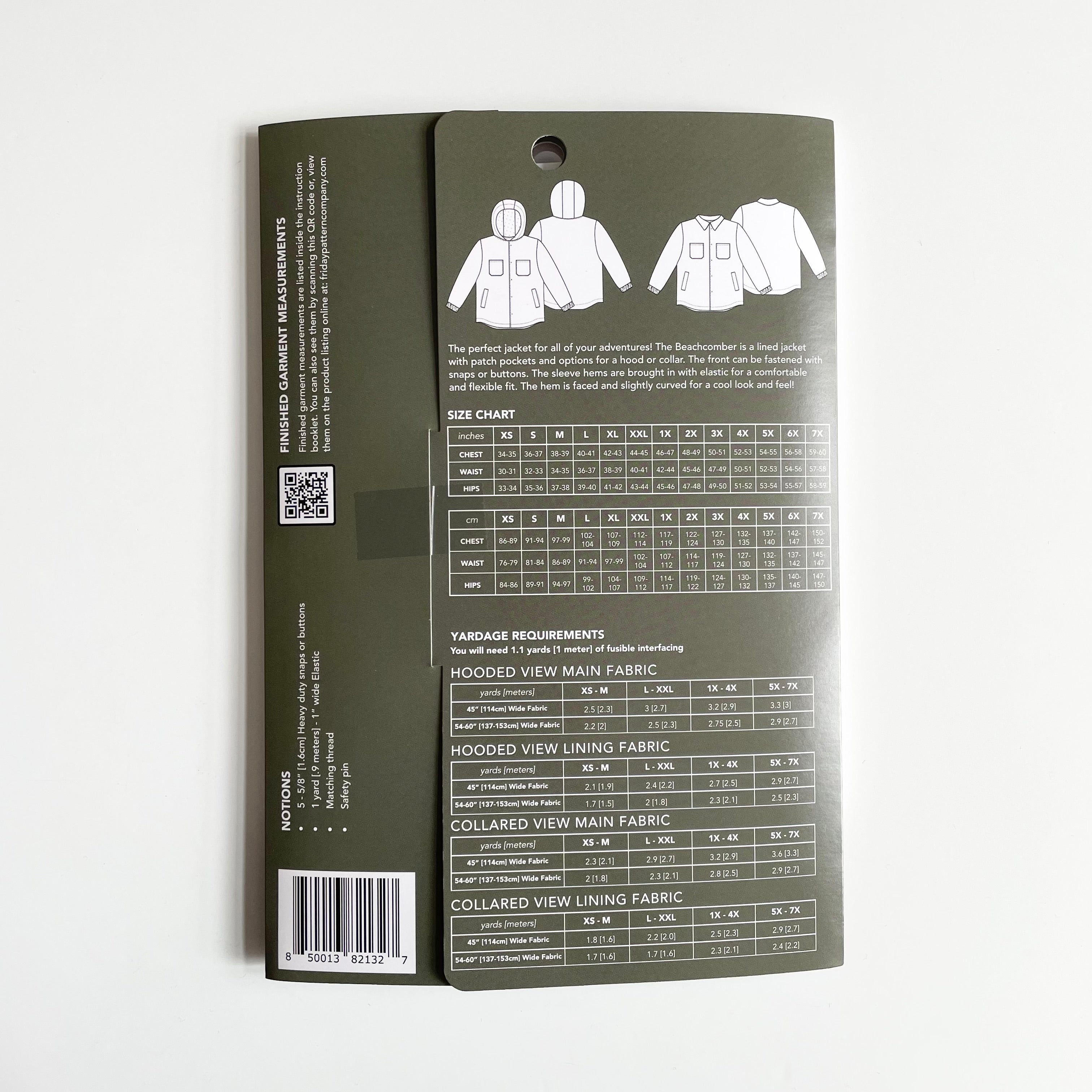Friday Pattern Company : The Beachcomber Jacket