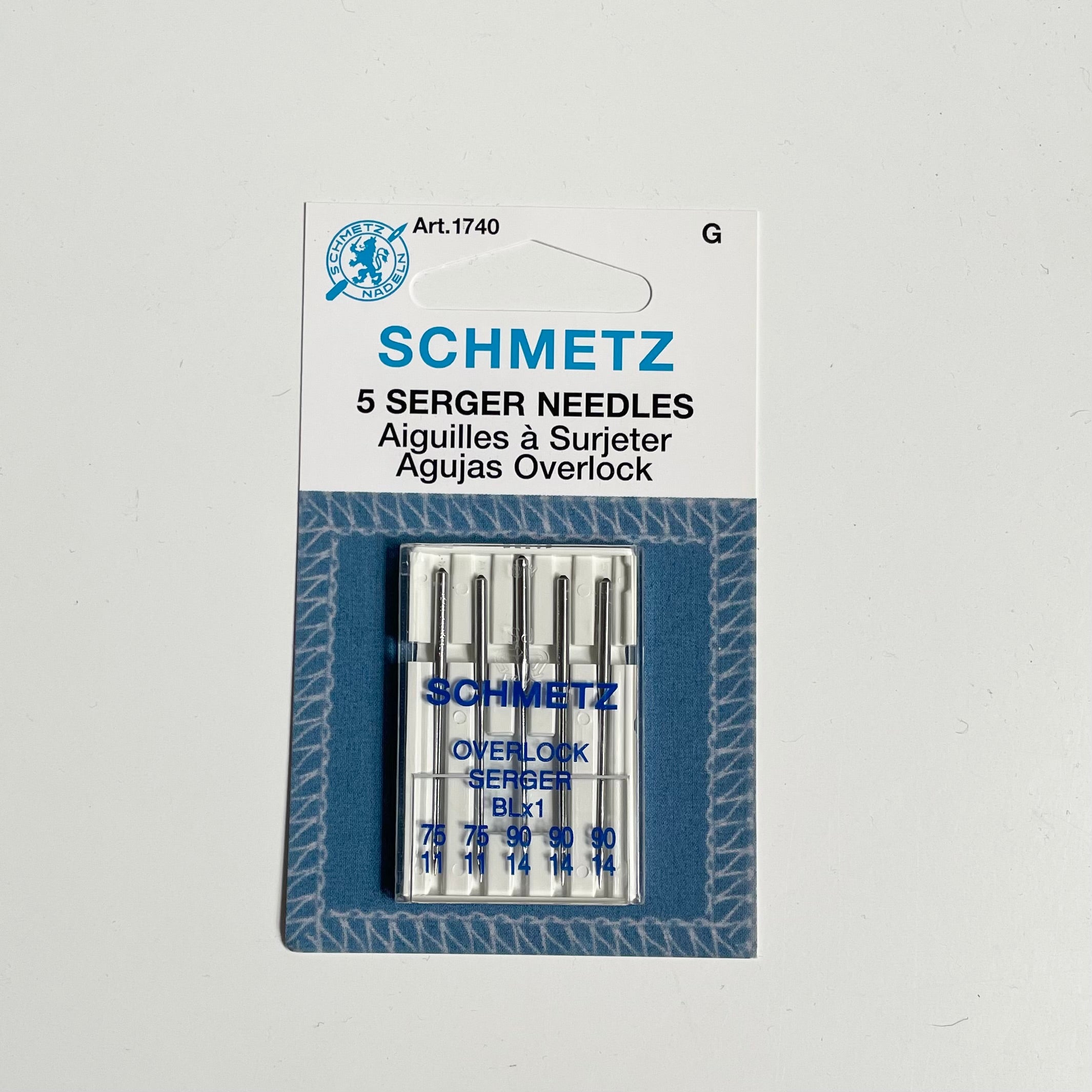 Schmetz Sewing Machine Needles : Serger BLx1