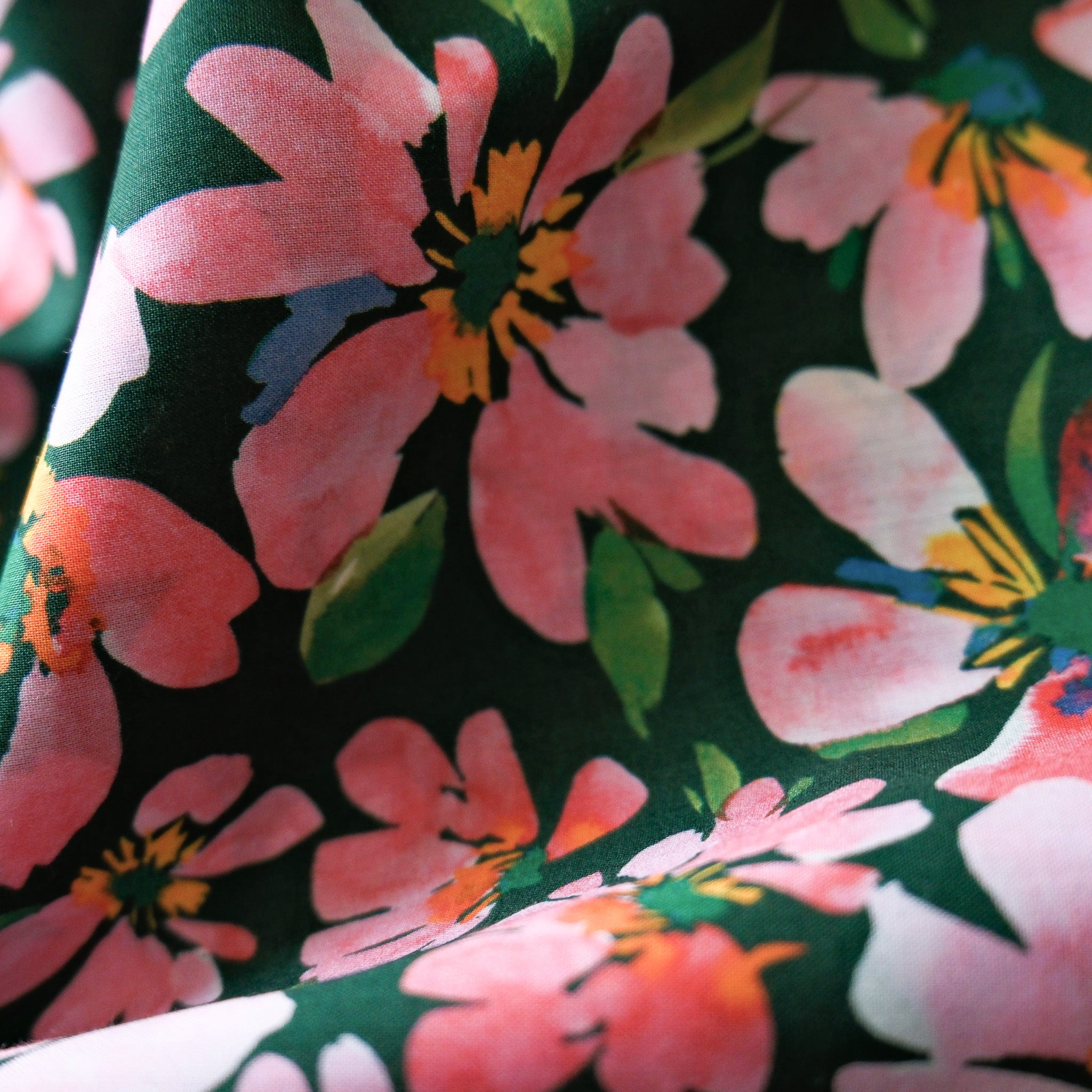 Liberty Fabrics Garden Melody Collection : Watercolor Petals A
