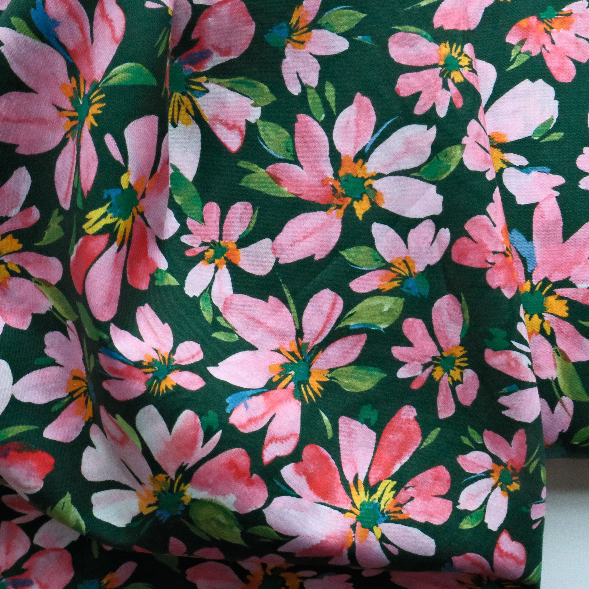 Liberty Fabrics Garden Melody Collection : Watercolor Petals A