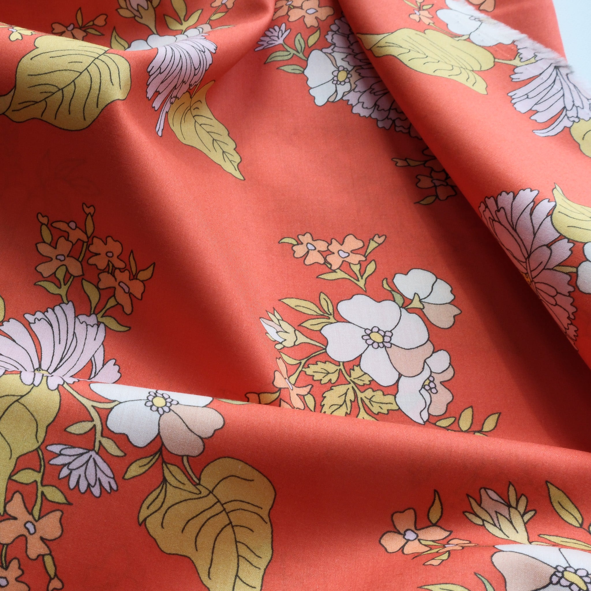 Liberty Fabrics Garden Melody Collection : Tropical Sprig C