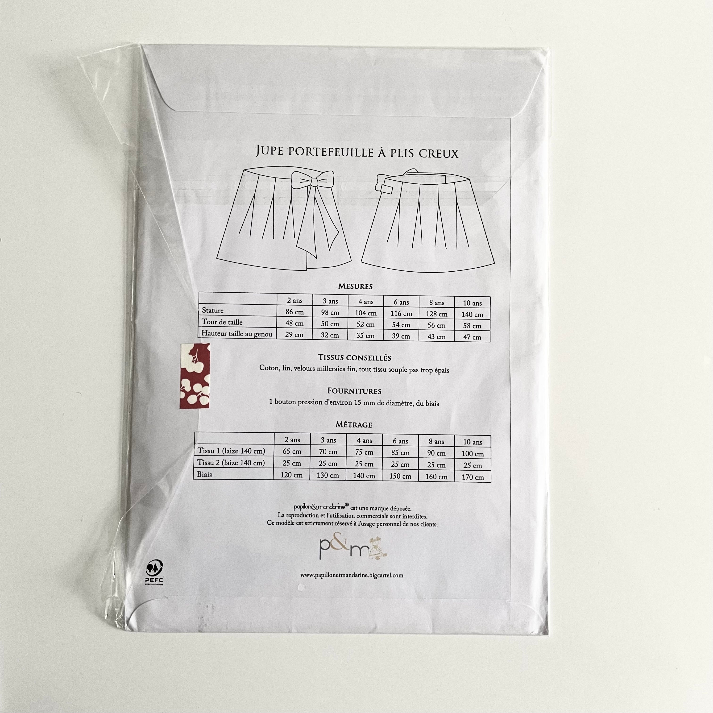 P&M Patterns : Piccadilly Skirt