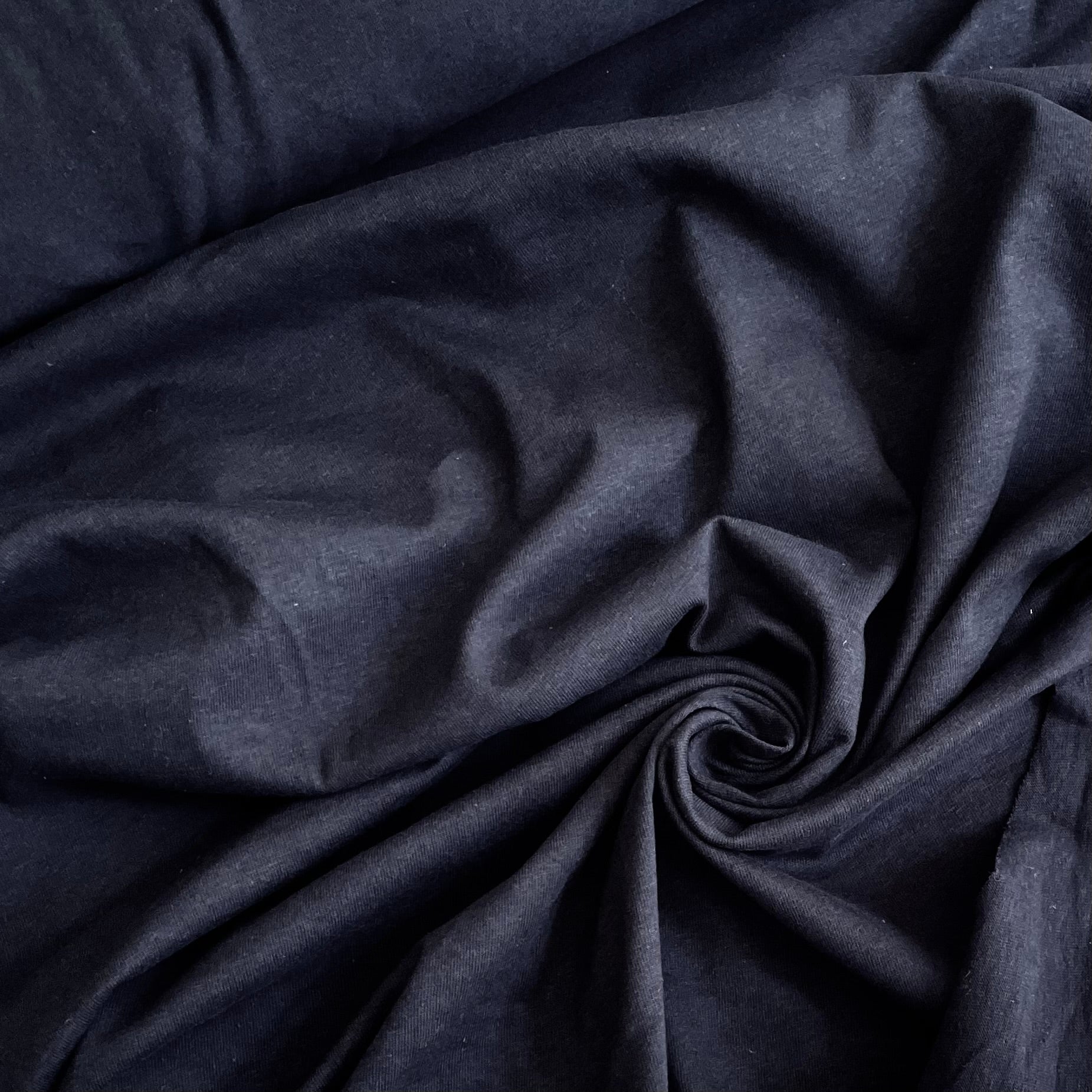 Organic / Recycled Cotton Jersey - Black