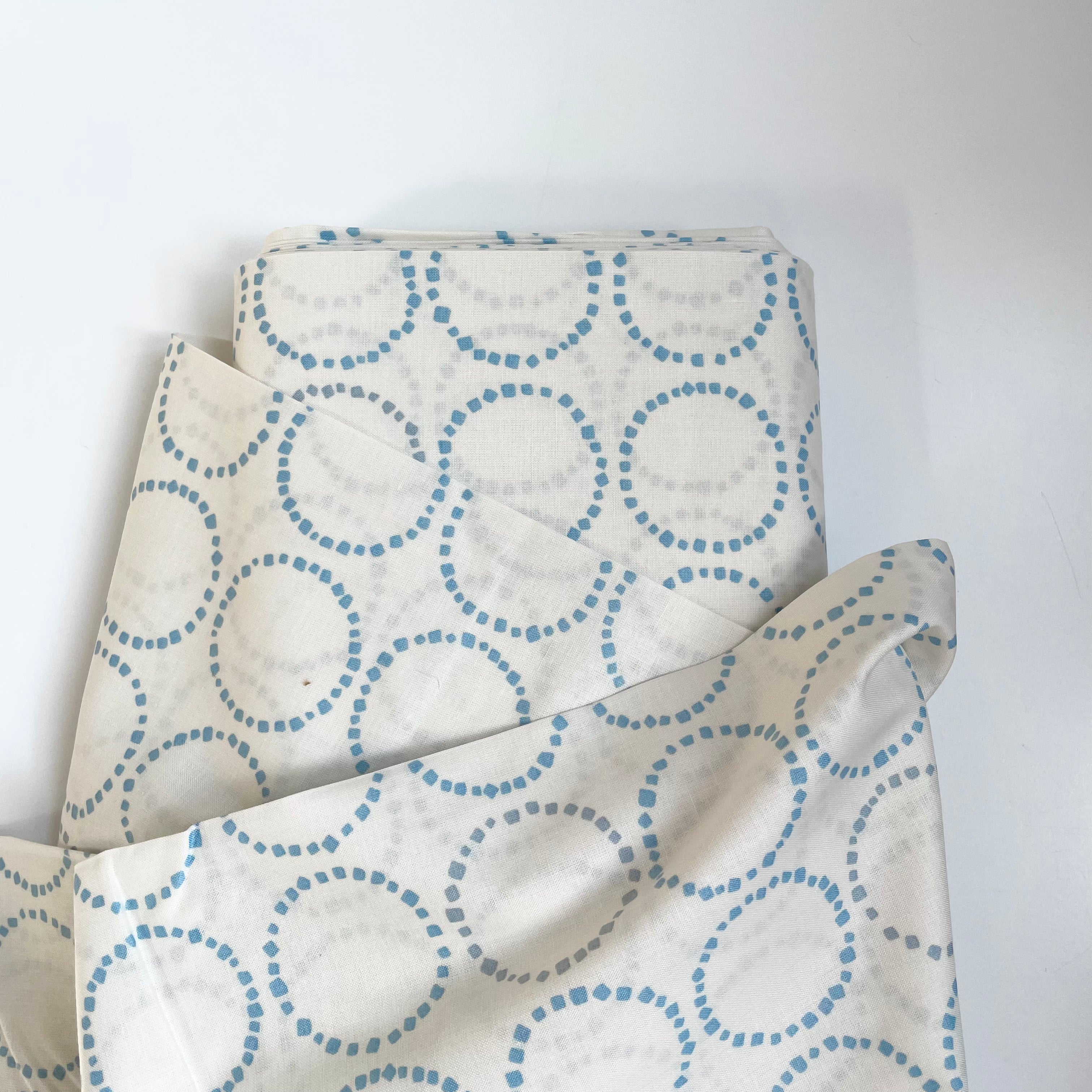 Koizumi Dotted Circles - Blue on White