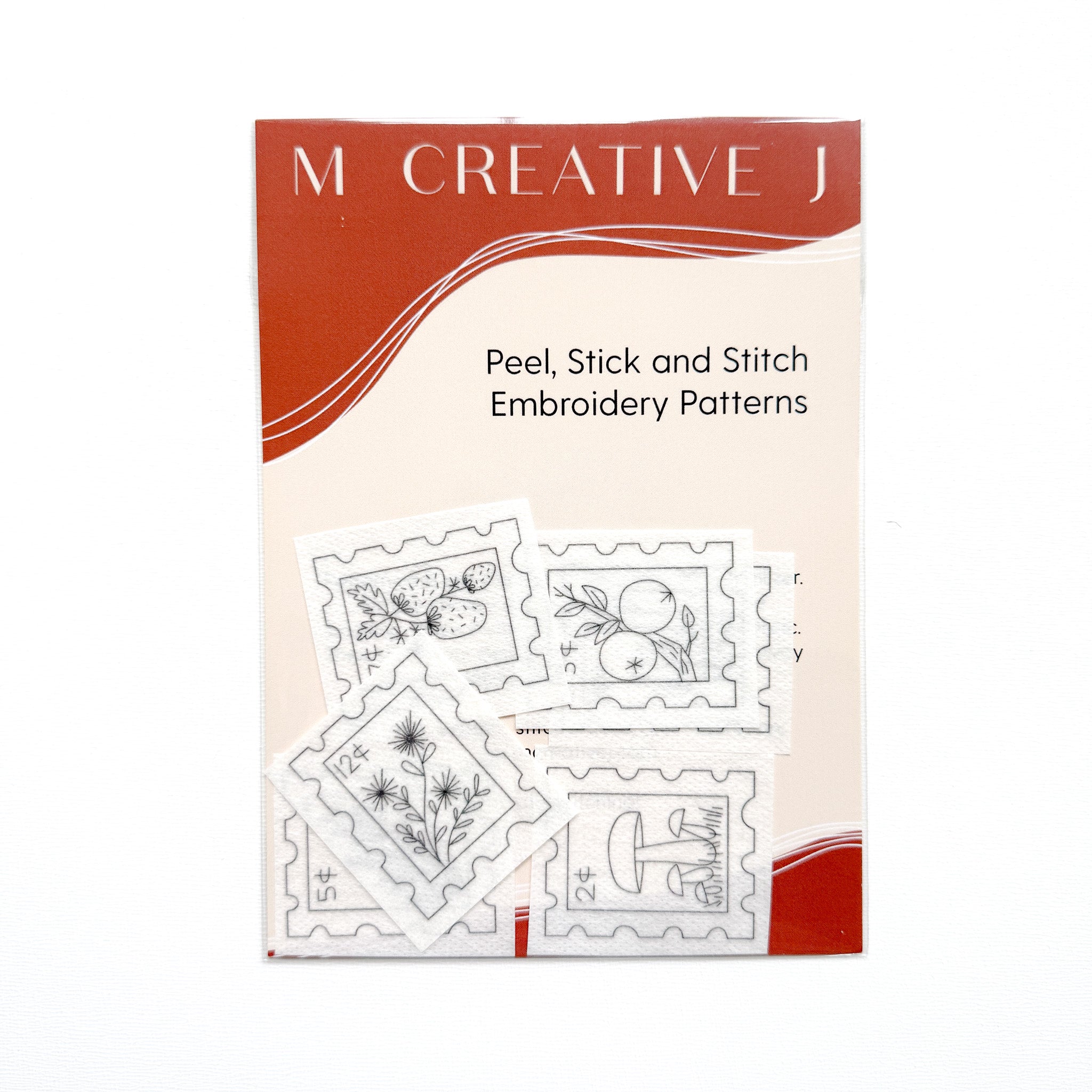 Stick & Stitch Embroidery Transfers - Botanical Stamps