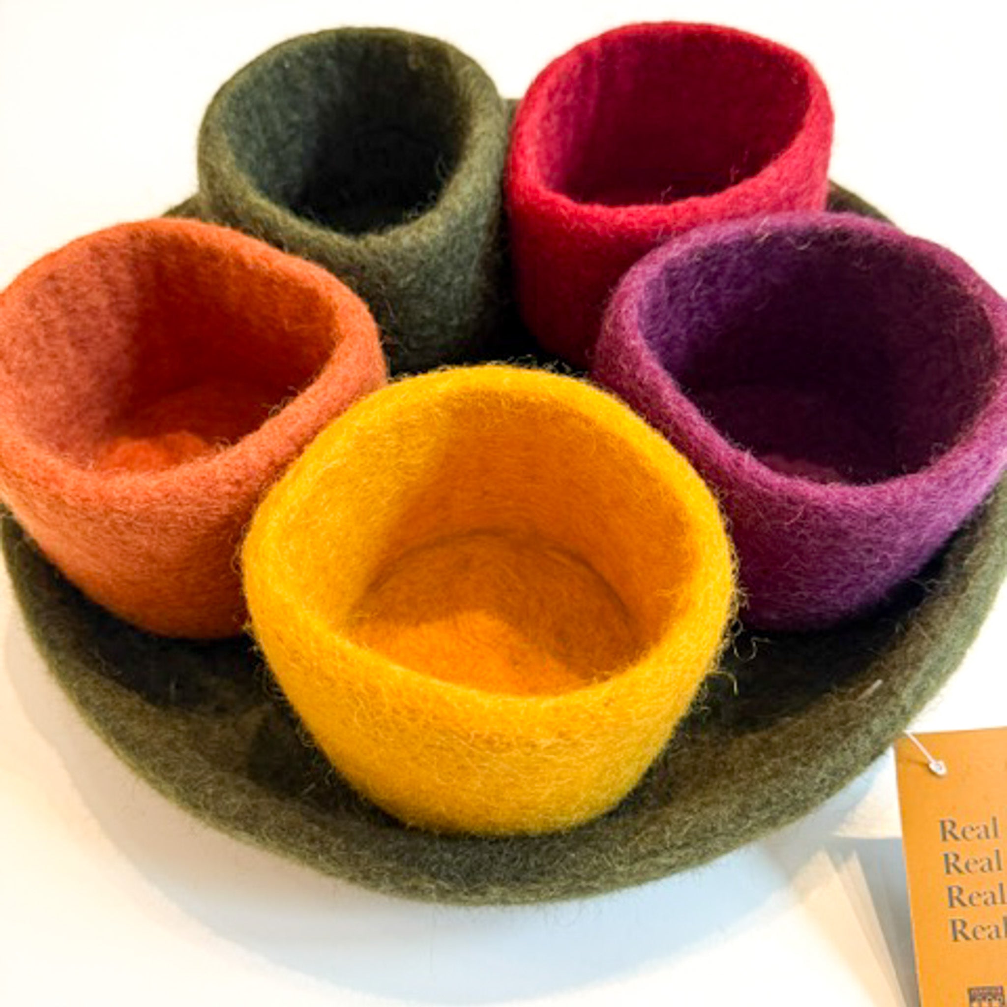 Wool Felt Tidy Pods