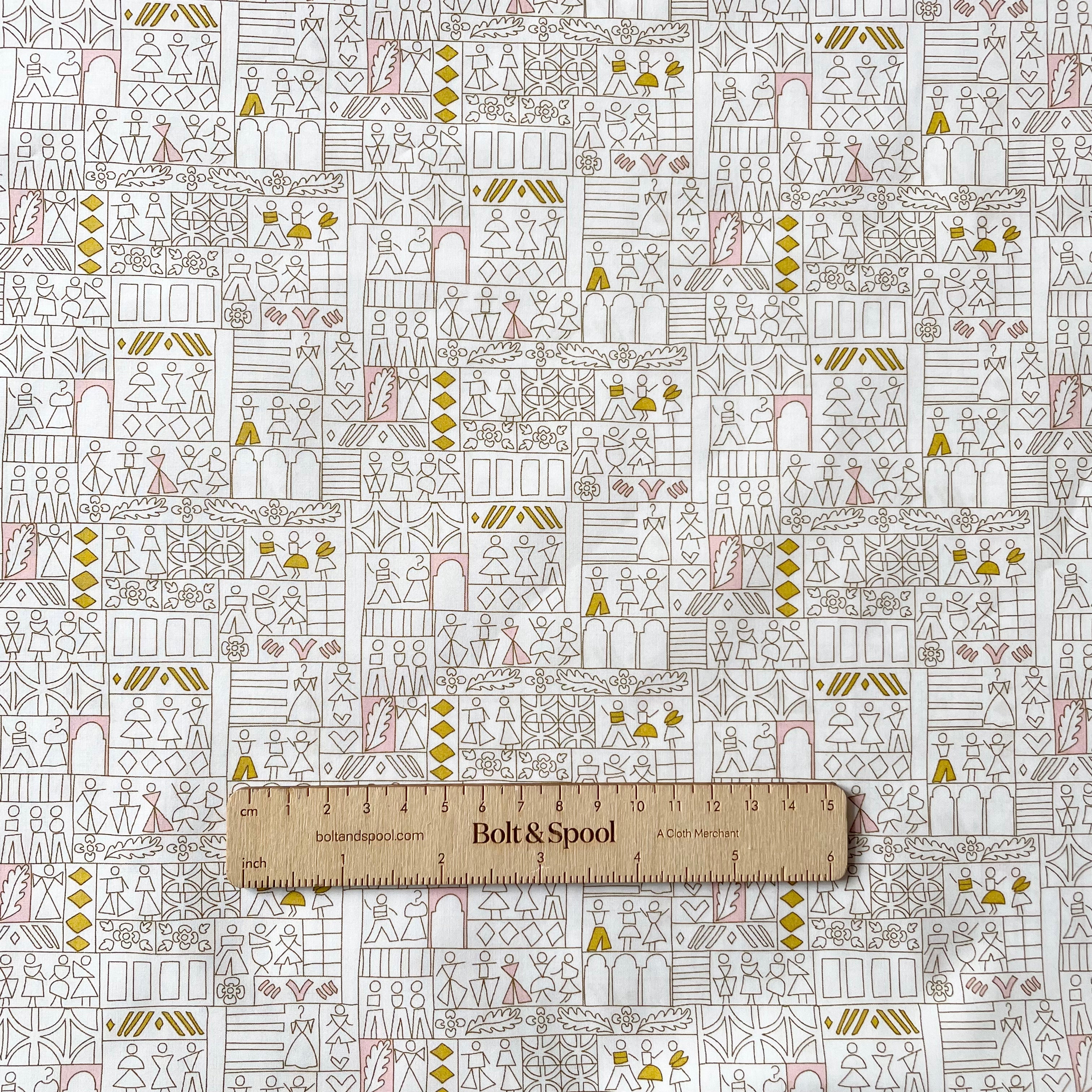 Liberty Fabrics Picadilly Poplin : Retold Collection - Into the Store C