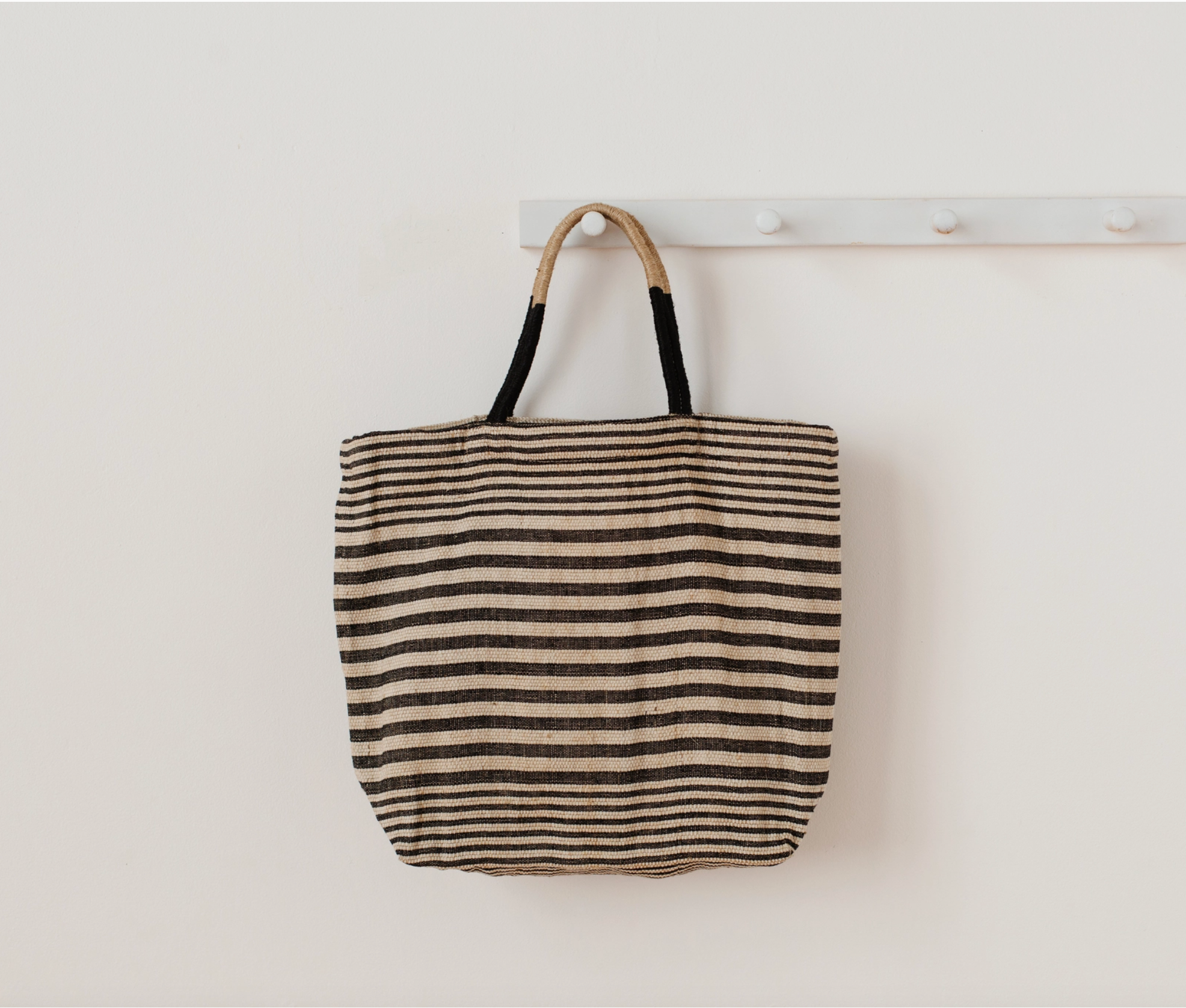Will & Atlas Paloma Tote Bag - Black Stripe