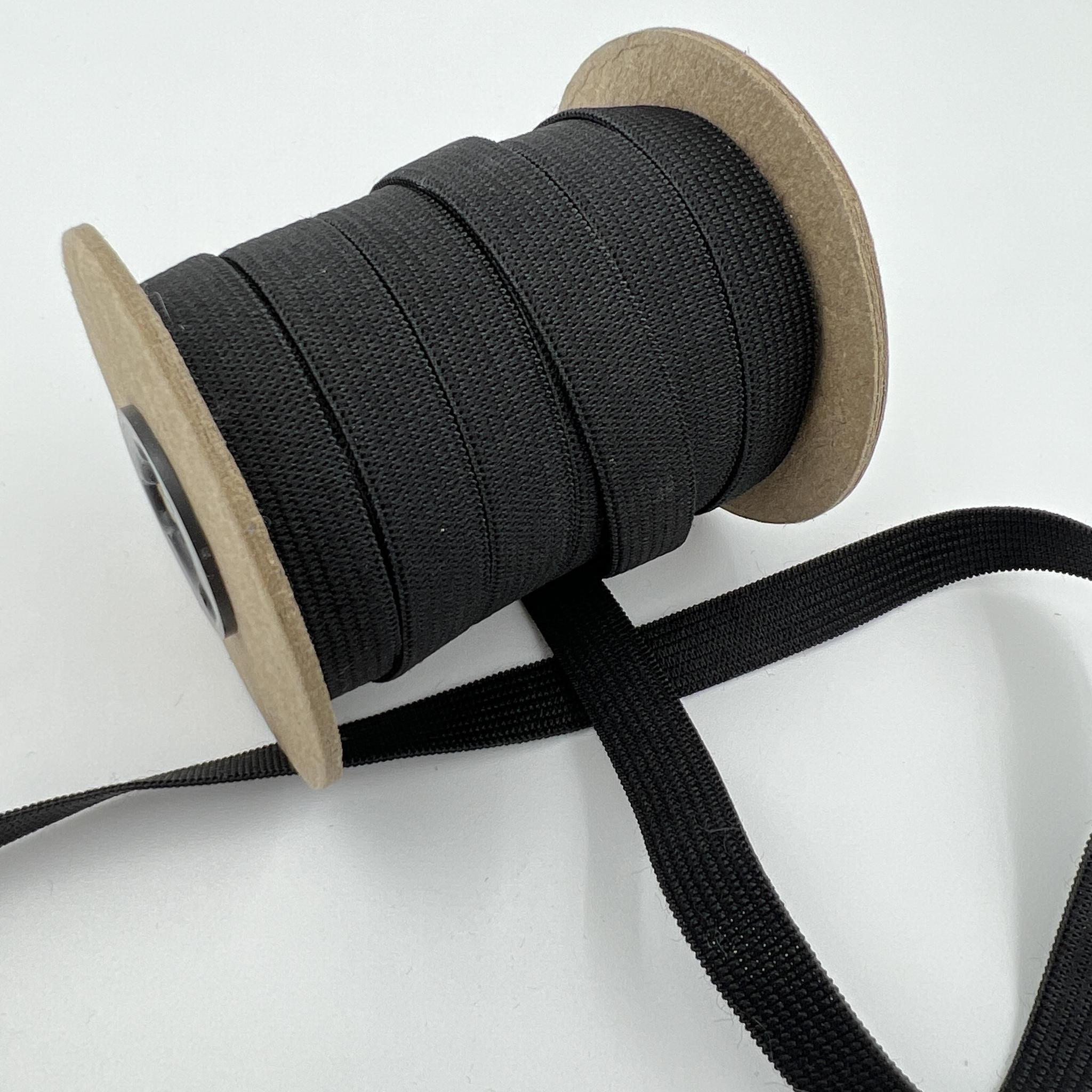 Knitted Elastic - 1/2" Black