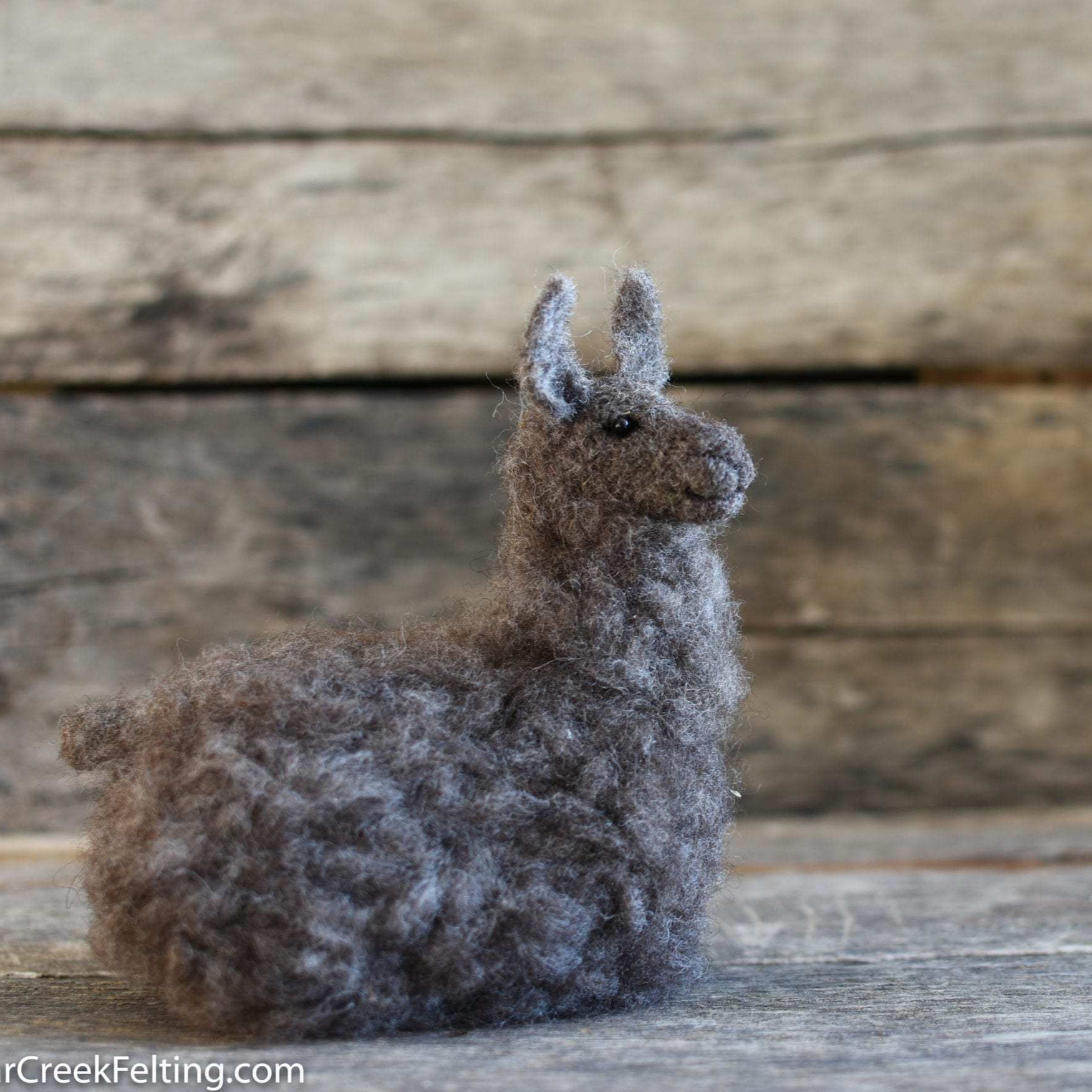llama needle felting kit