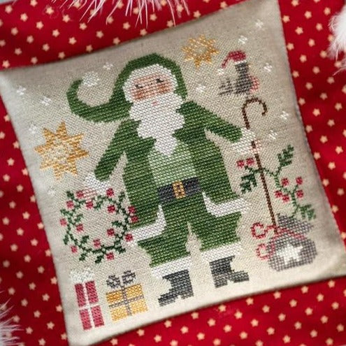 pere nöel cross stitch pattern