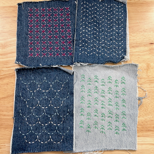 Wren Bird Arts : Washable Mending Patterns #11 Neon Green Nature