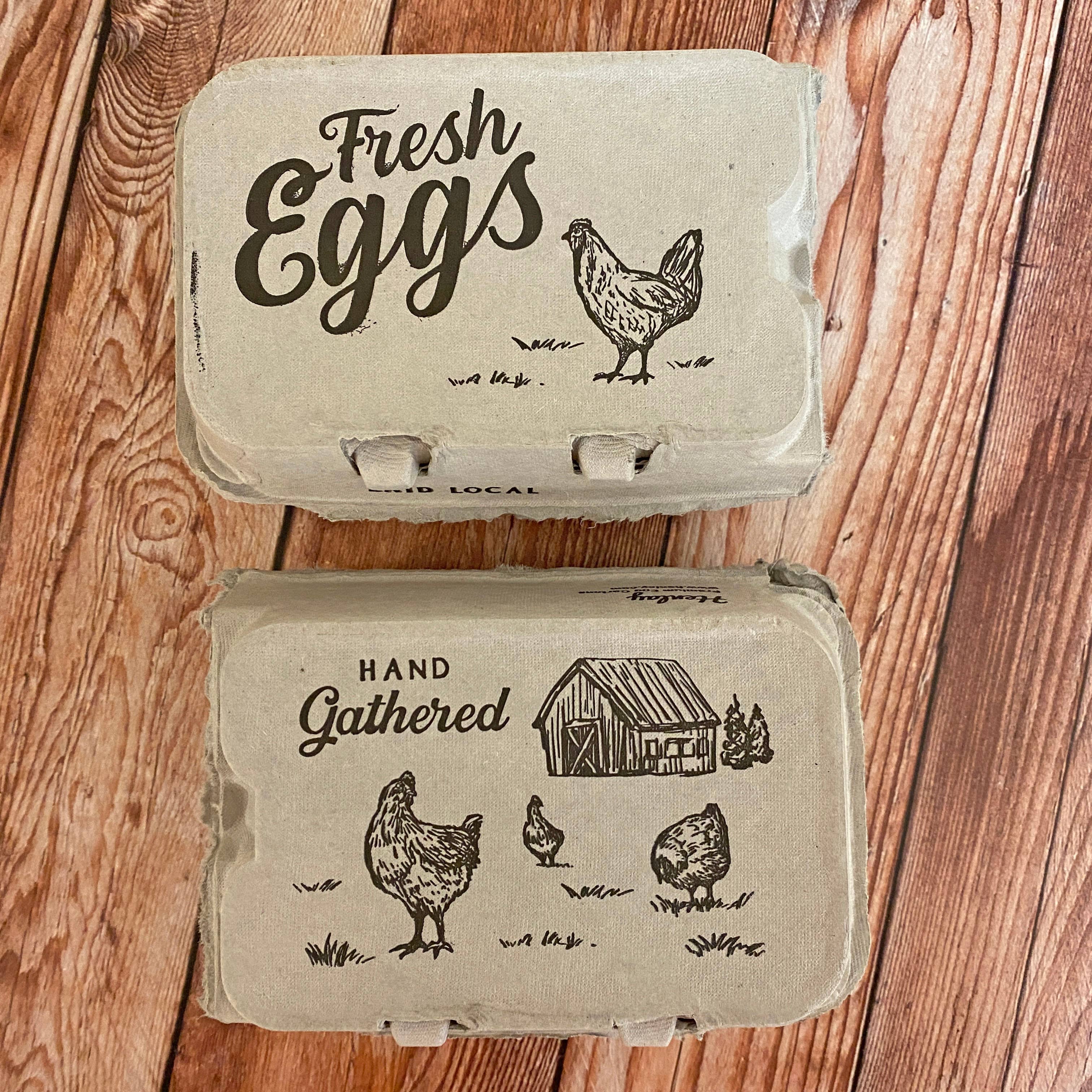 Oakwind Hollow : Half Dozen Felt Eggs - Local Eggs