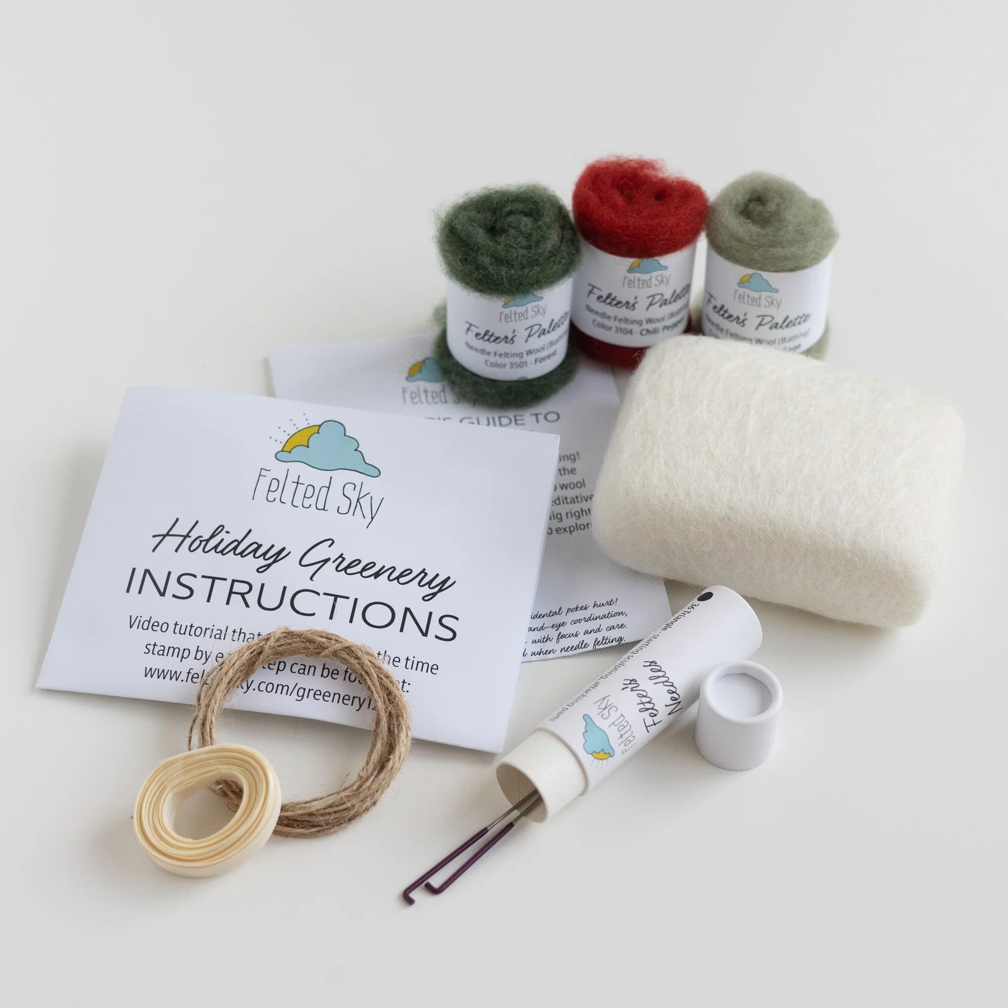 holiday needle felting kit