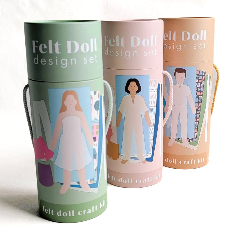 Felt doll kit by lowercase toys