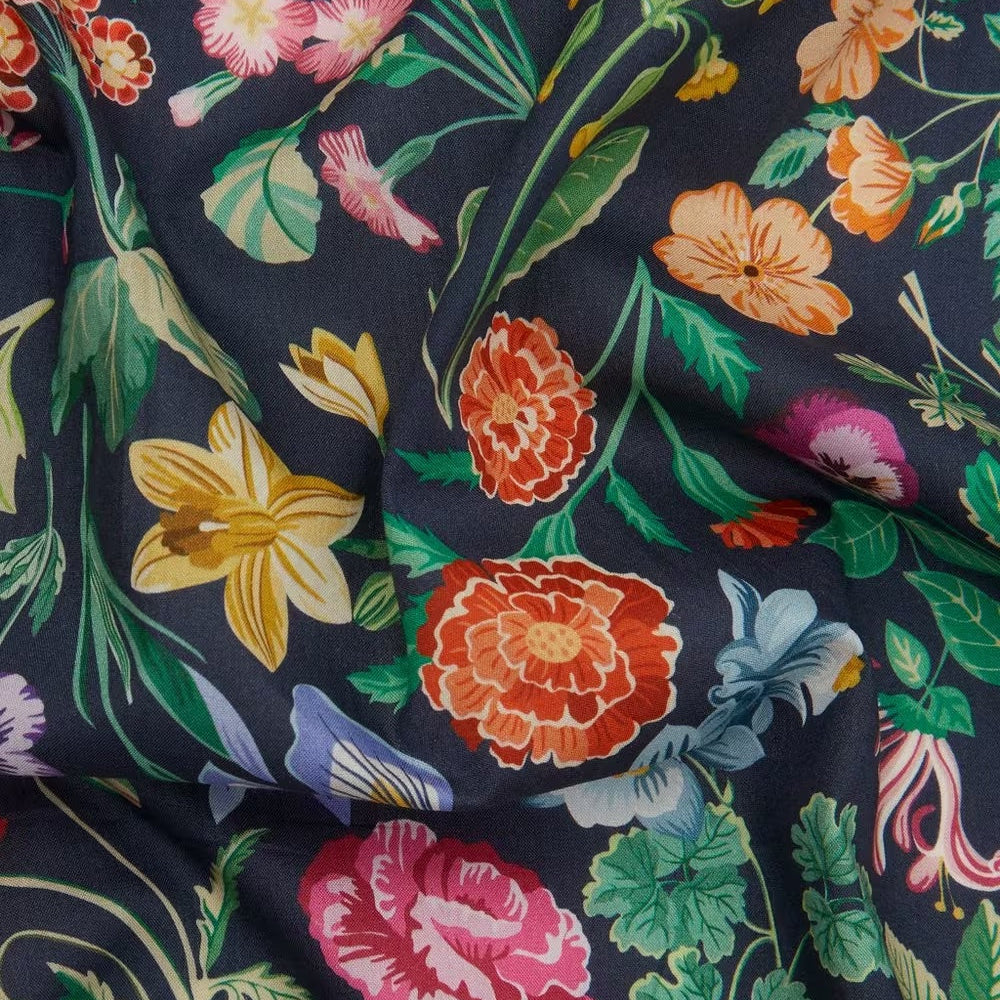 Liberty Lawn fabric Shakespear's sonnet