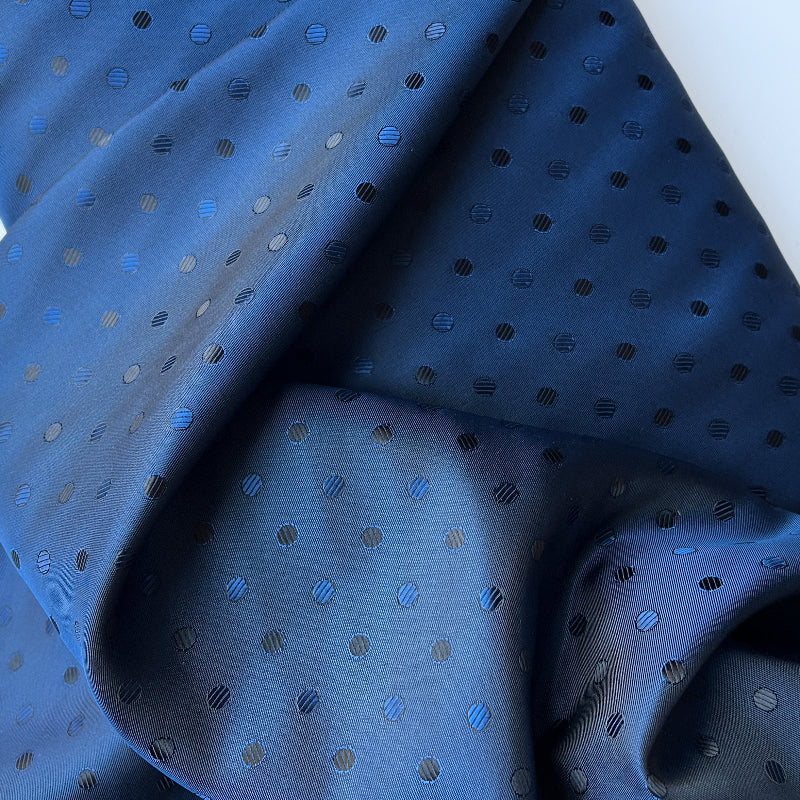 polka dot acetate and rayon lining fabric