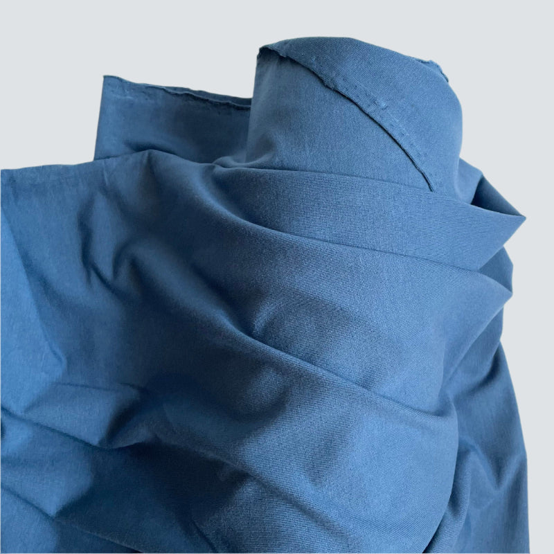 blue viscose jersey
