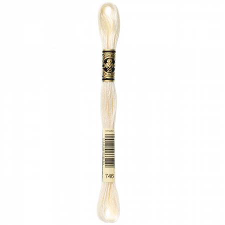 DMC 6-Strand Floss Color 746 Off White