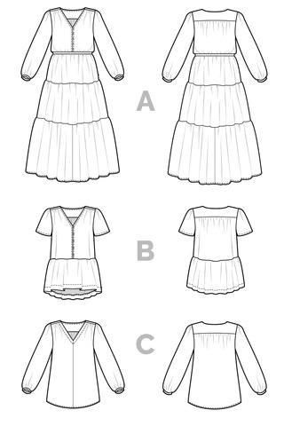 Nicks sewing pattern by Closet Core