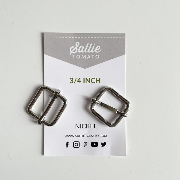 Sallie Tomato : Two Slider Buckles - 3/4 inch