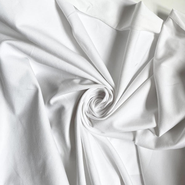 Pima Cotton Jersey - White