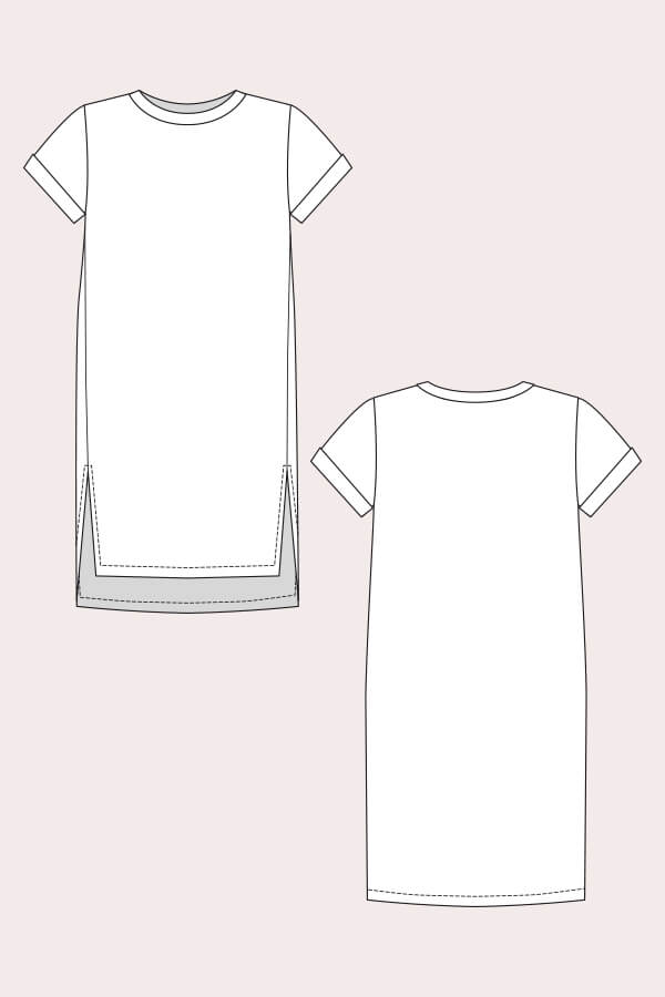 Named Clothing Inari Tee Dress and Crop Tee