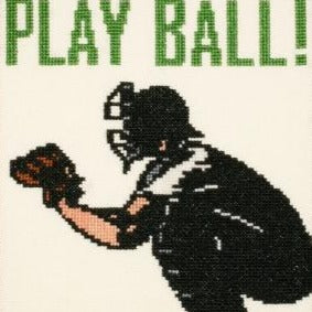 Michael Schwab sports artwork cross stitch kit