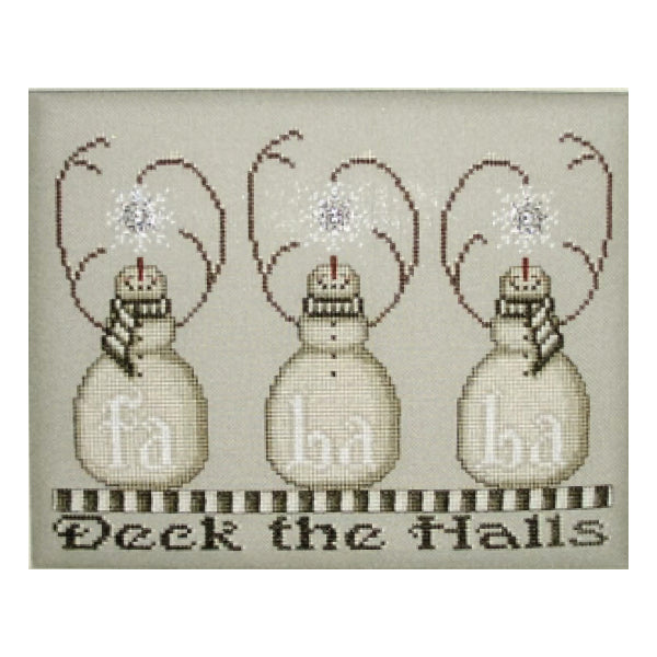 Counted Cross Stitch Pattern: Hinzeit Deck the Halls