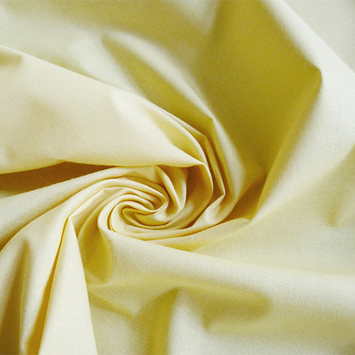 American Made Brand - Solid Light Yellow cotton fabric