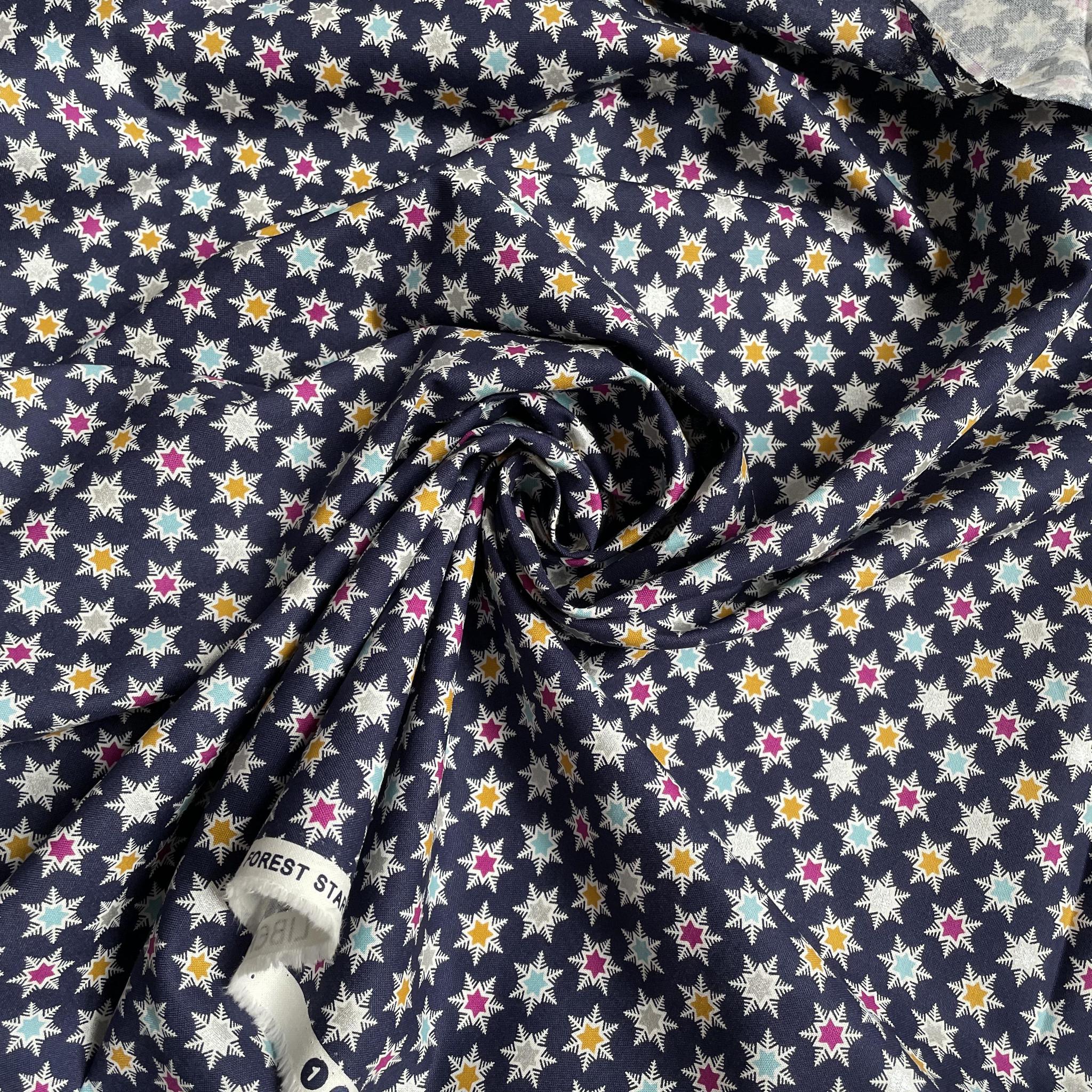Liberty Fabrics by Riley Blake : Christmas Forest Star B