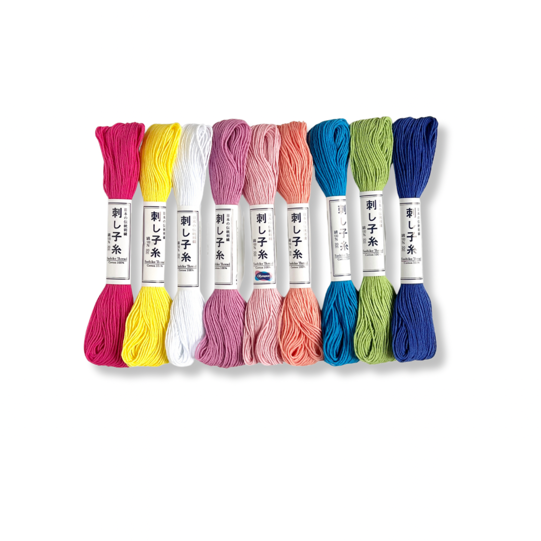 olympus 100% cotton sashiko thread