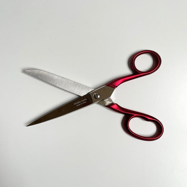 Studio Carta : Scarlet Handled Scissors - Large