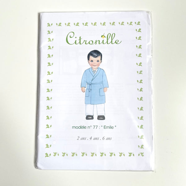 Citronille Patterns : Emile Younger Child's Robe