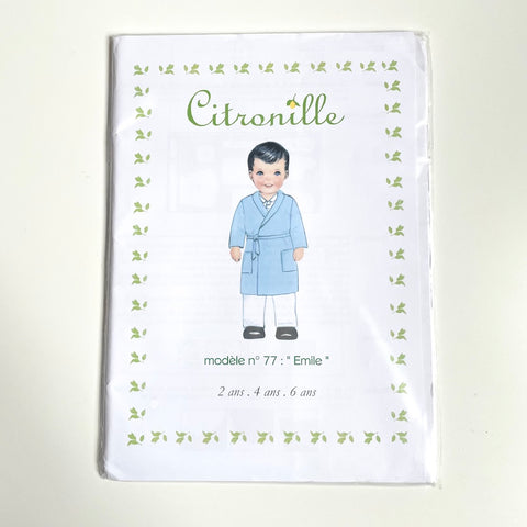 Citronille Patterns : Emile Younger Child's Robe