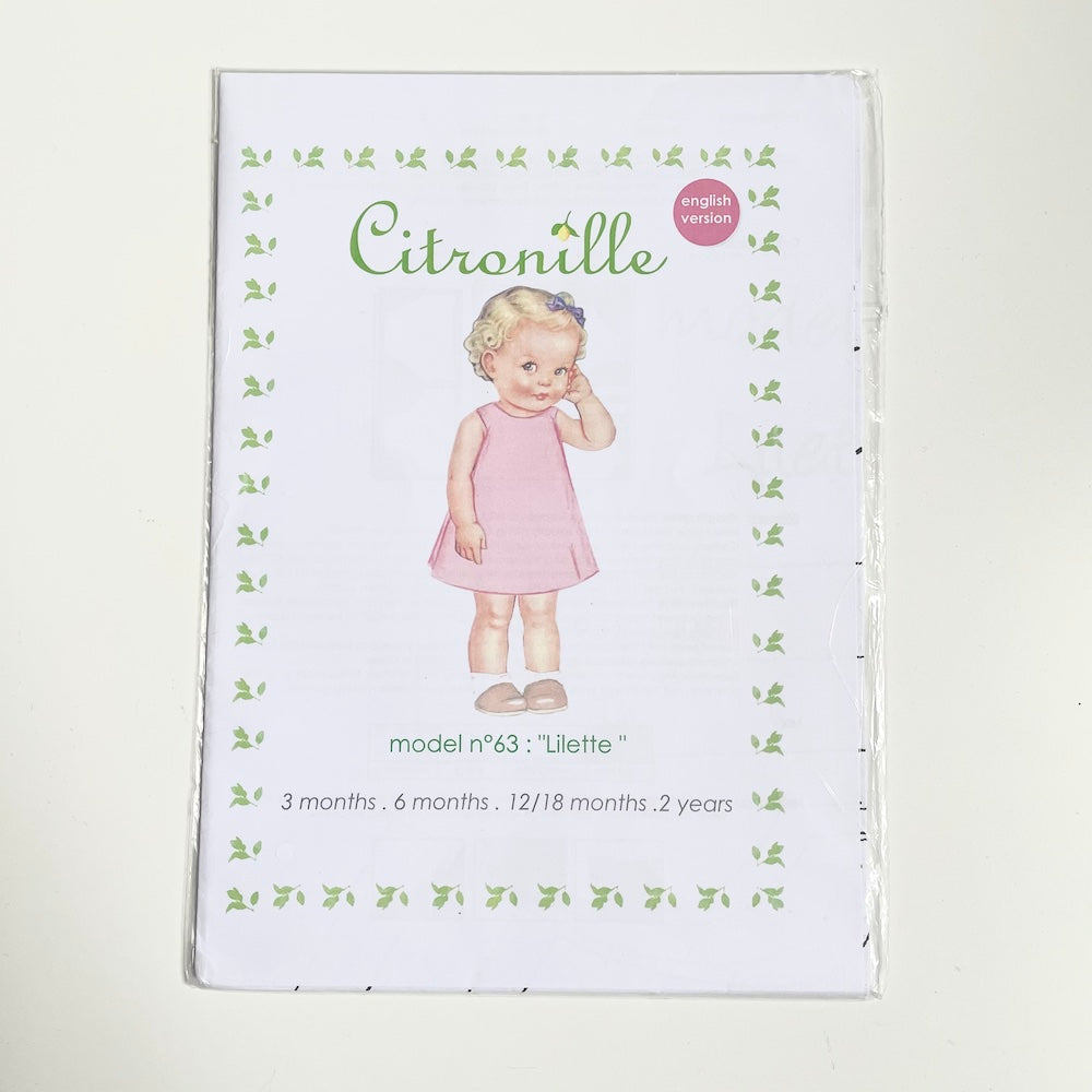 Citronille Patterns : Lilette Baby's Dress & Panties