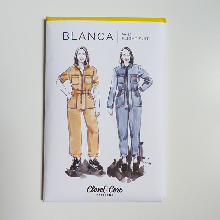 Closet Core Patterns : Blanca Flight Suit sewing pattern