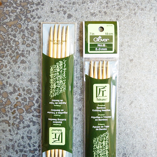 knitting needles size 8 double pointed