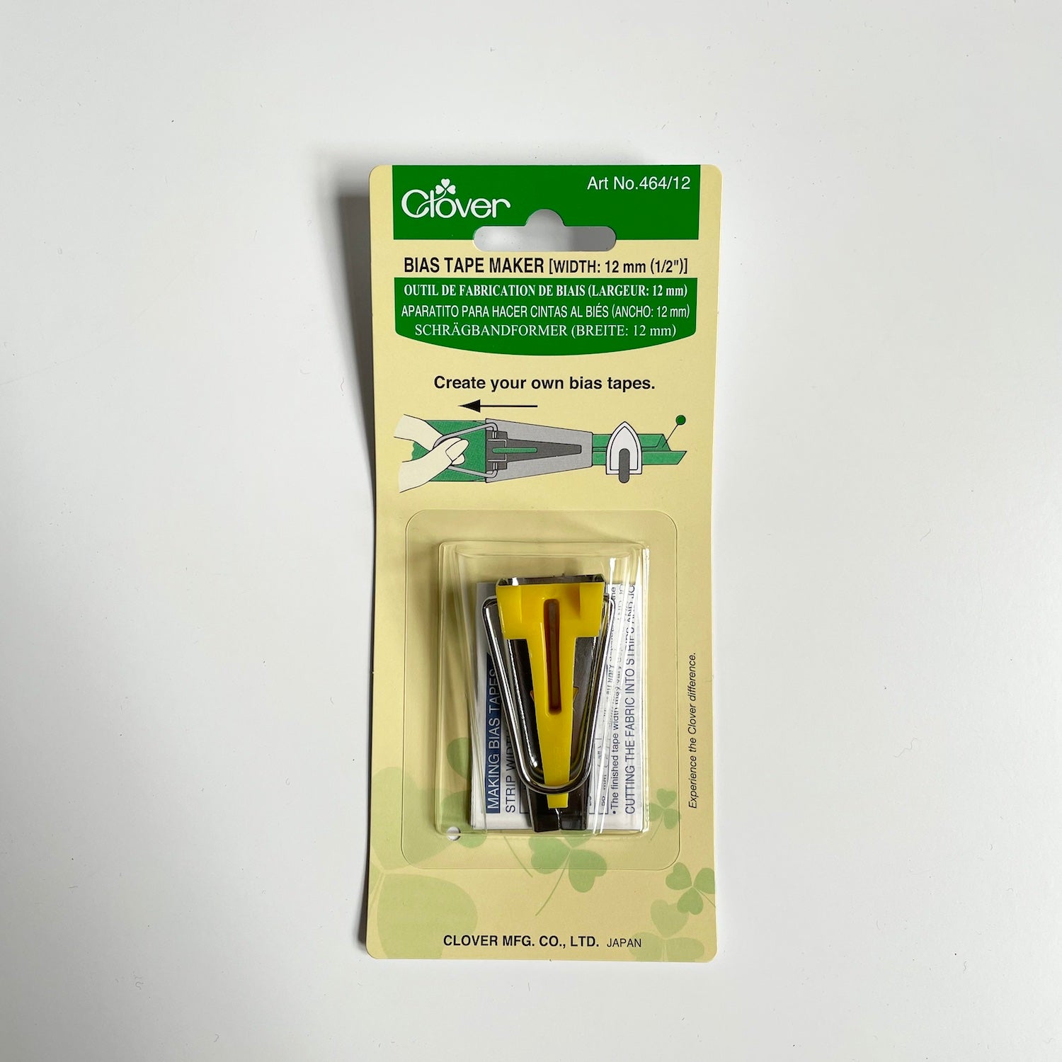 Clover : Bias Tape Maker 1/2 inch 12mm