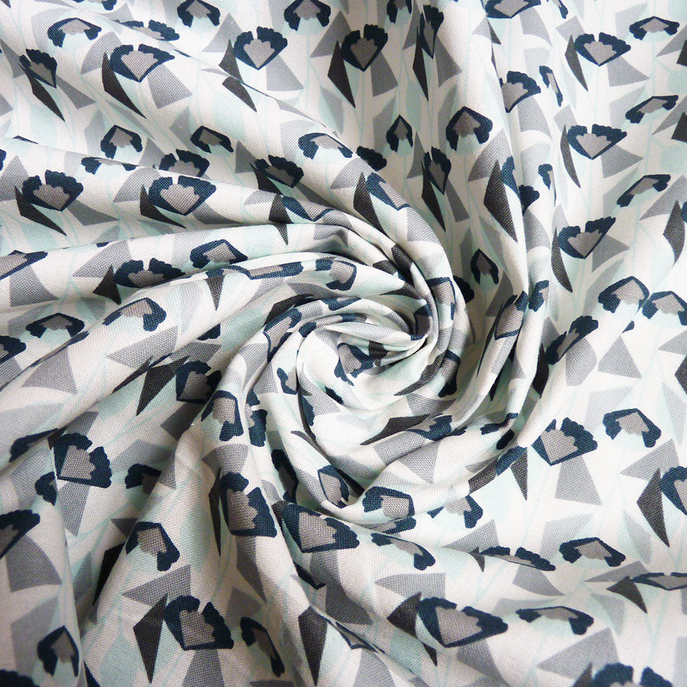 Cotton + Steel : Emilia - Florence Smoke quilting cotton