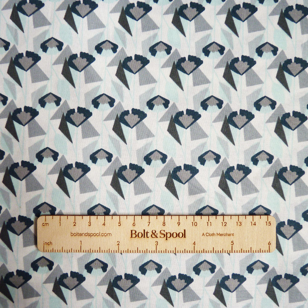 Cotton + Steel : Emilia - Florence Smoke quilting cotton