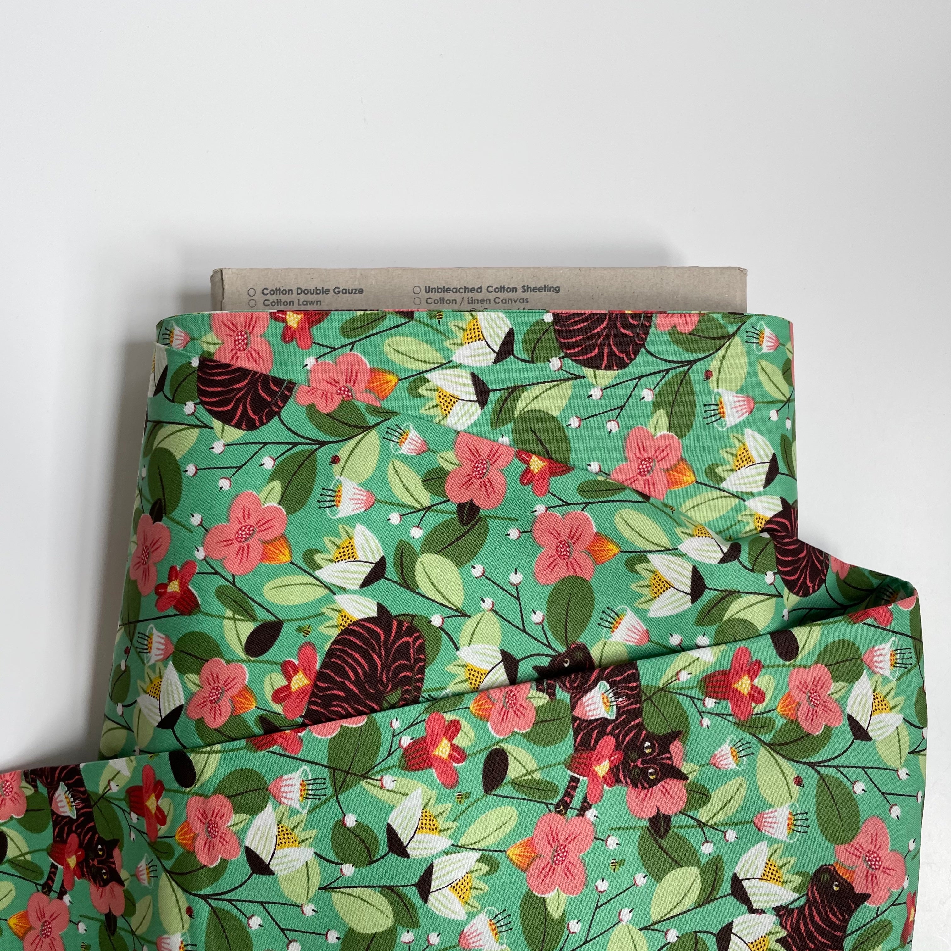 Cotton + Steel : Loli's Garden - Green With Envy Geranio
