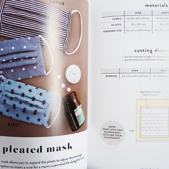 Easy Masks to Sew - Boutique-Sha zakka book