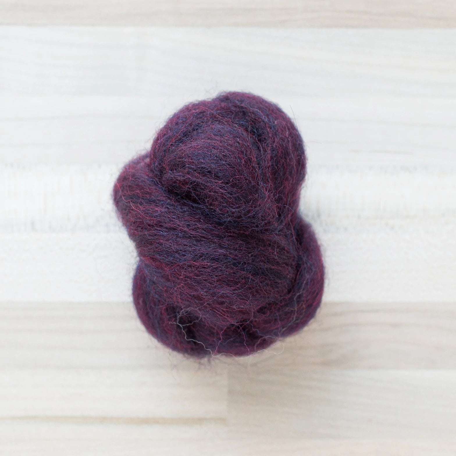 Felted Sky Roving Eggplant
